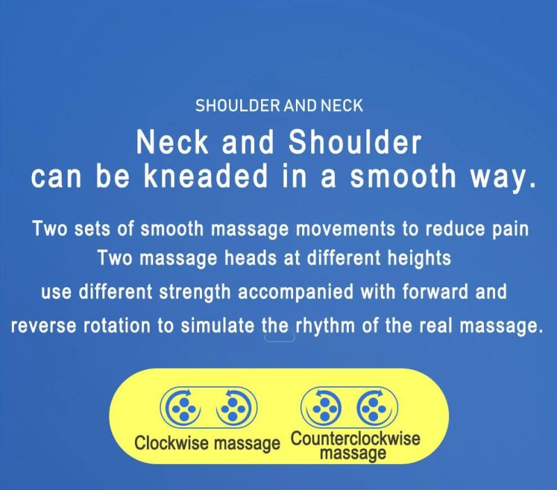 Cm2717 Neck & Back Kneading Massage