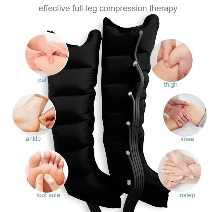 Sequential Compression Physio Recovery Pump Boots System for Enhance The Pressure of Muscular Tissues