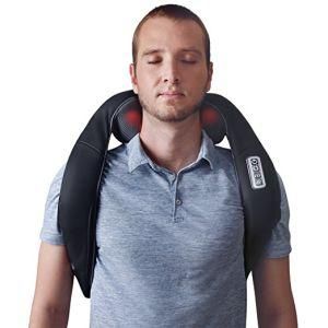 Back Neck and Shoulder Massager, Electrical Shiatsu Shoulder Massage Device with Device Electric Vibrating Back Kneading Neck