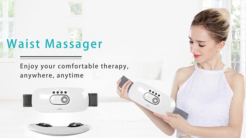 Wireless Low Frequency Electric Pulse Waist Therapy Machine, Far Infrared Back Vibrator Massager