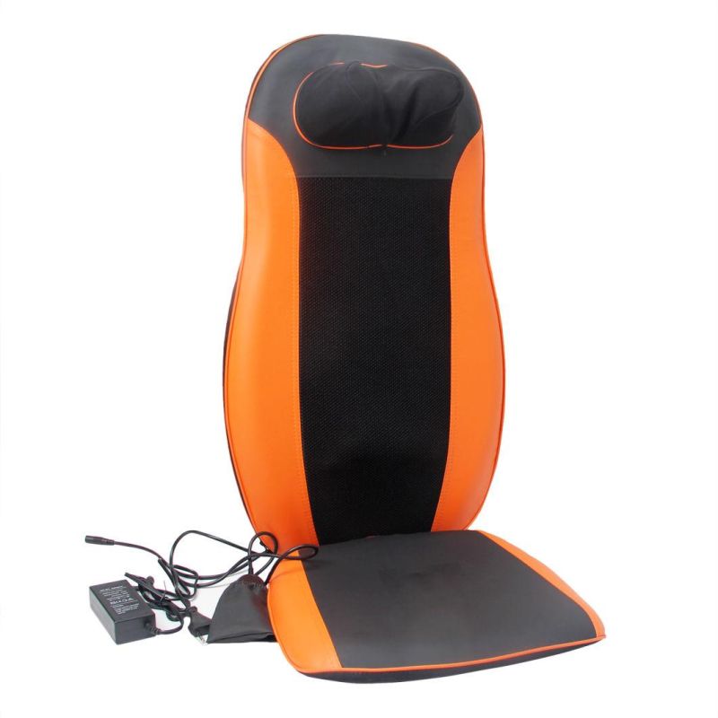 Adjustable Neck Back Massager Cushion with Heating Rolling Kneading Vibration Back Massage Cushion
