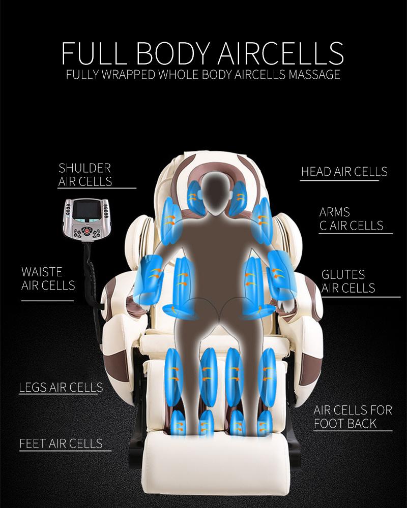 Best Electric 3D Shiatsu Massage Chair, Full Body Massager