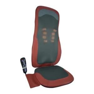 Bottom Vibrating Relax Neck &amp; Back Shiatsu Massage Cushion with Heating