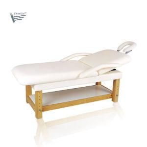 Wholesale Facial Salon Cheap Price Portable Wooden Beauty Massage Chair with Adjustable Backrest (D08)