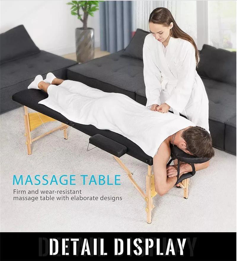 Factory Direct Folding Massage Bed Fitness Equipment with Adjustable Height