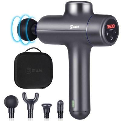 2022 Amazon Best Seller 26V Handheld Fitness LED Deep Body Massage Gun in Stock and Fast Shipment