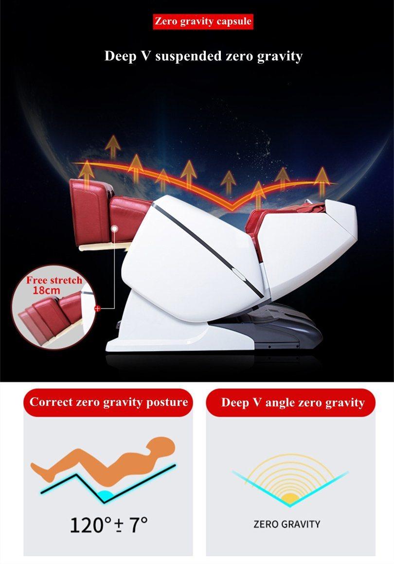Music Zero Gravity Lounge Full Body Machine Shiatsu Massage Chair