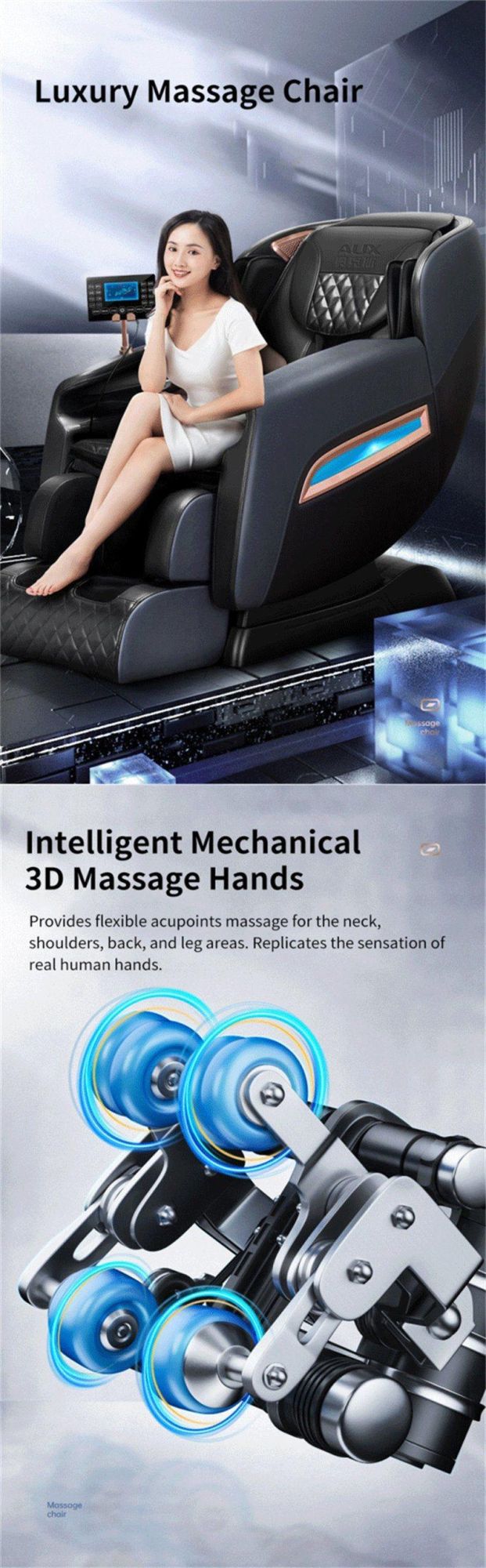 American Style Deluxe Blood Circulation Zero Gravity Massage Chair