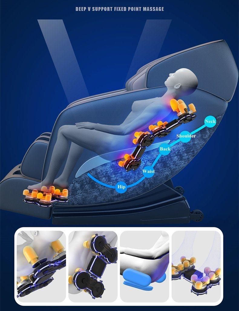 Electric Full Body Zero Gravity Shiatsu Recliner Massage Chair Bluetooth