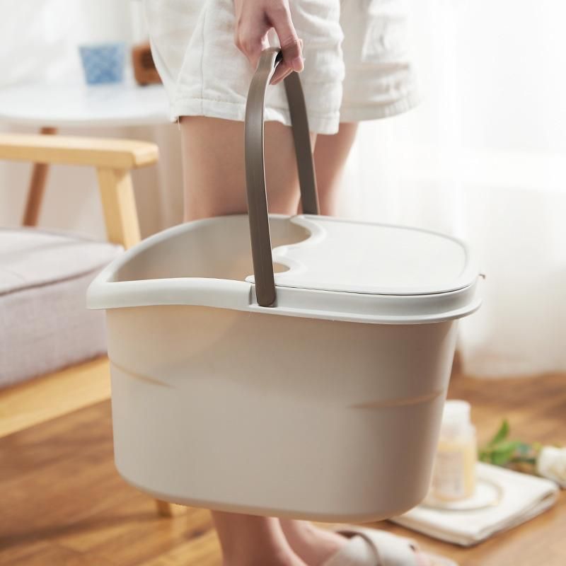 Portable Household Thickened Plastic Sauna Foot Bath, Portable Foot Bath, Reflexology Foot Bath