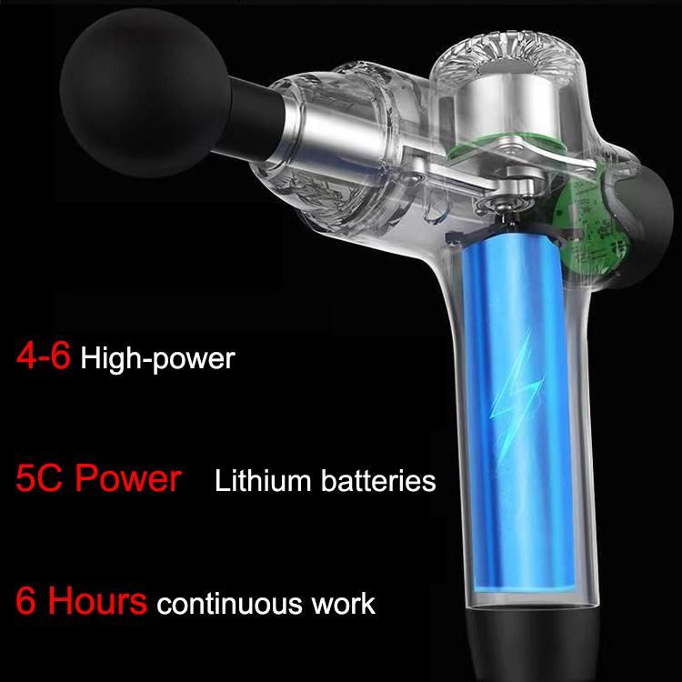 2021 New Design Brushless Massage Gun 30 Speed Low Noise Vibration Muscle Massage Gun