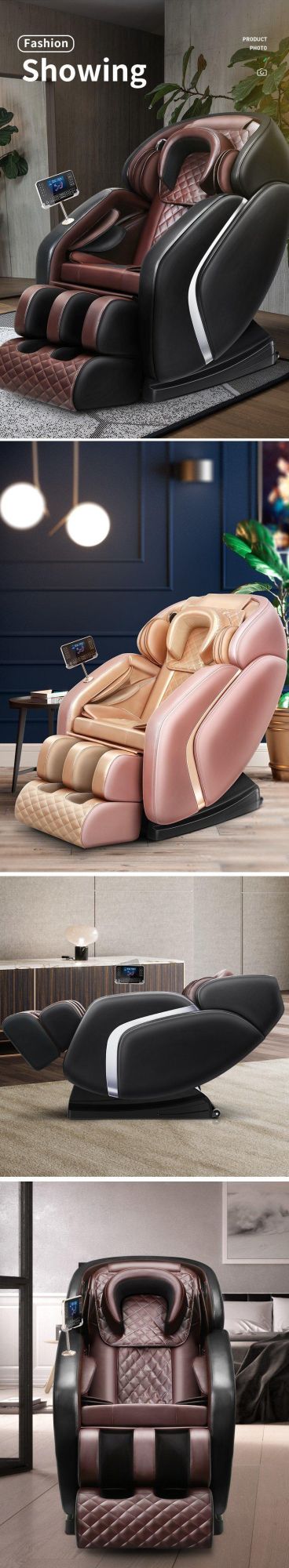 Hot 4D Electric Multi-Function Zero Gravity Heat and Massage Office Chairs