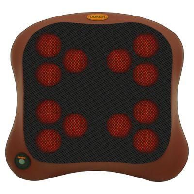 Cheap Full Body Waist 3D Hot Home Car Infrared Shiatsu Deep Muscle Heated Pad Back Massager Massage Cushion