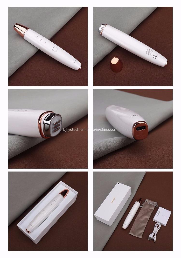 Hot Beauty Portable Eye Bag Remover Pen Anti Wrinkle Vibrator Mini Face Beauty Care Eye Wrinkle Remover USB Charging