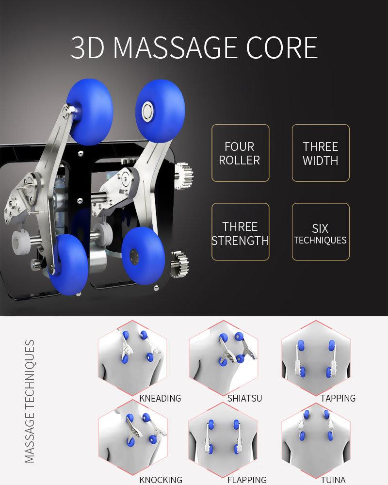 Best Full Body 3D Zero Gravity Massage Chair Capsule Black and White