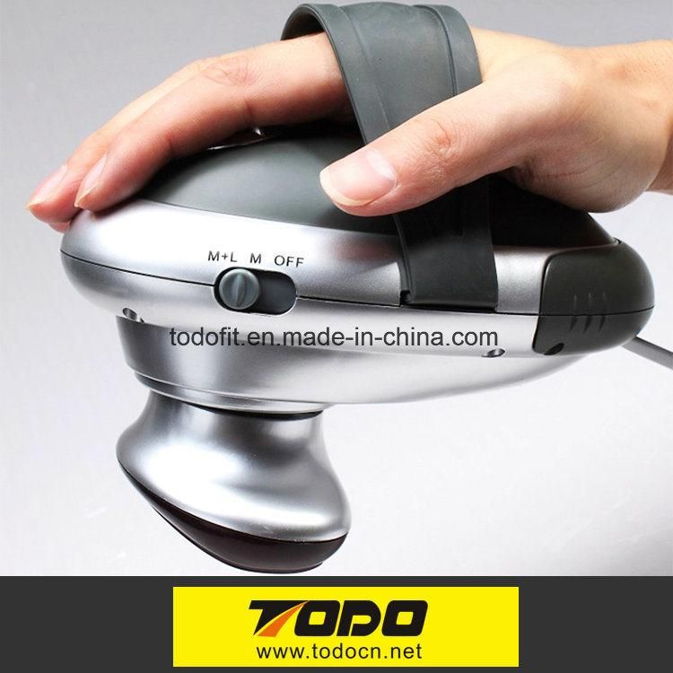 Todo Double Head Handheld Electric Massager Percussion Action for Deep Kneading