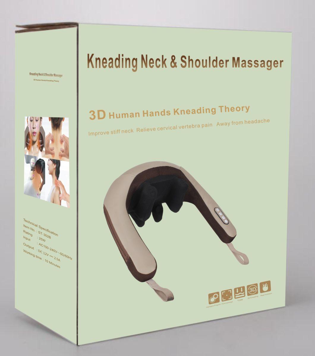Thai Shiatsu and Keading Massaging Portable Kneading Neck Shoulder Massager