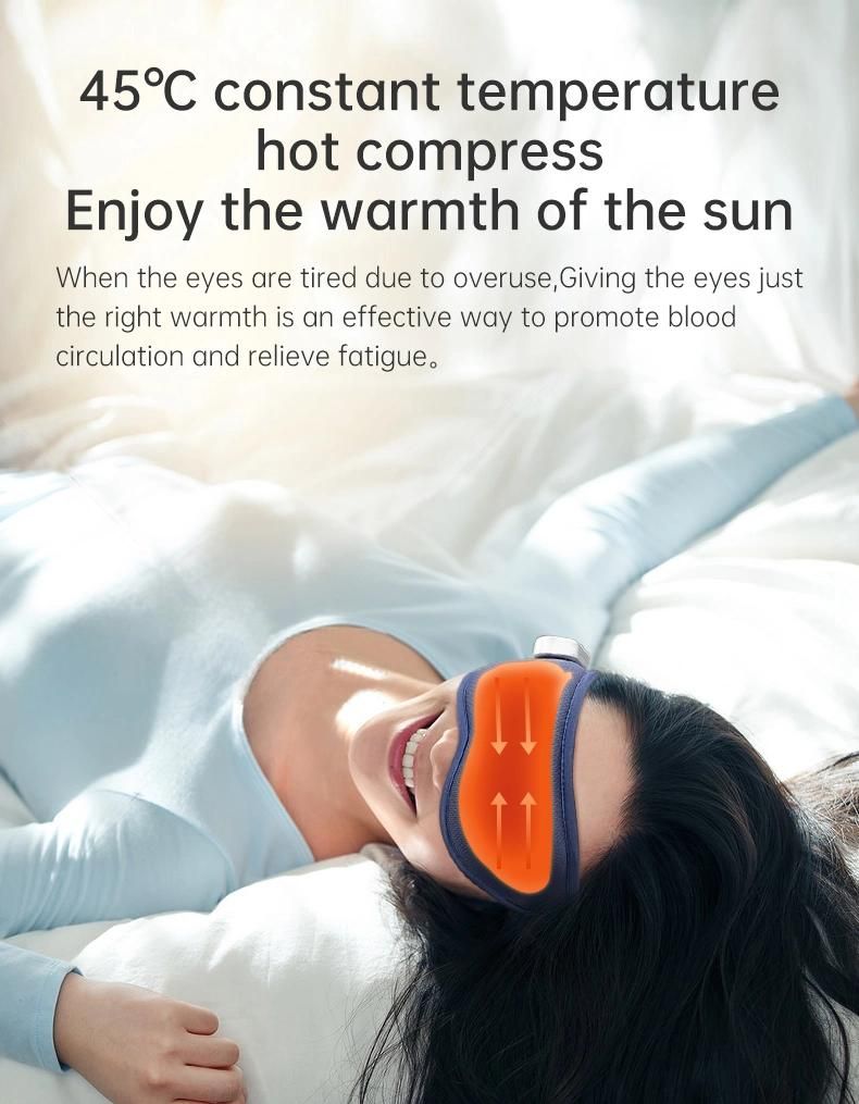 Massage Eye Mask Cold and Hot Ice Mask Heat Eye Shade Smart Steam Eye Mask