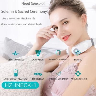 Hezheng Heat Compress Rechargeable Electronic Relax Neck Body Massager
