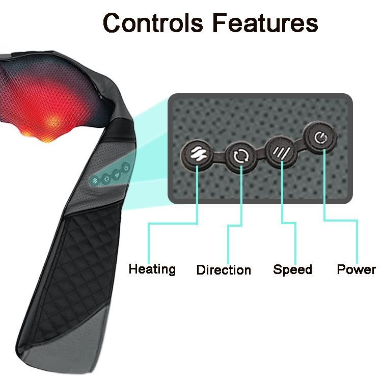 Carton Changing The Current Intensity Shoulder Neck and Back Massager