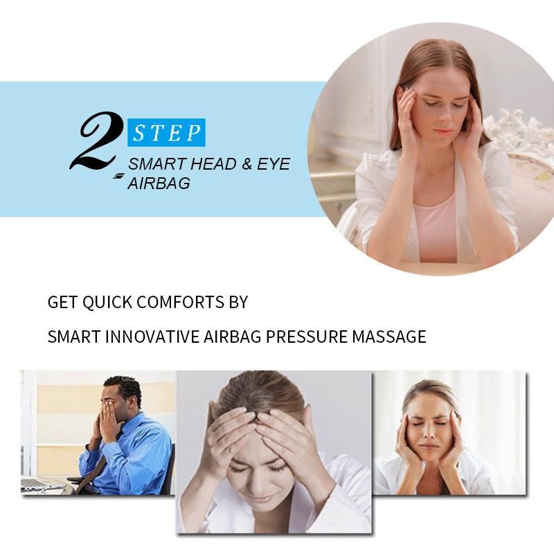 Multifunctional Vibration Massage Helmet with Head Massager and Eye Massager