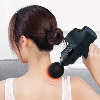 Handheld 30 Speed Muscle Deep Tissue Fascial Percussion Massage Gun LED Touch Screen Fascia Muscle Massage Gun