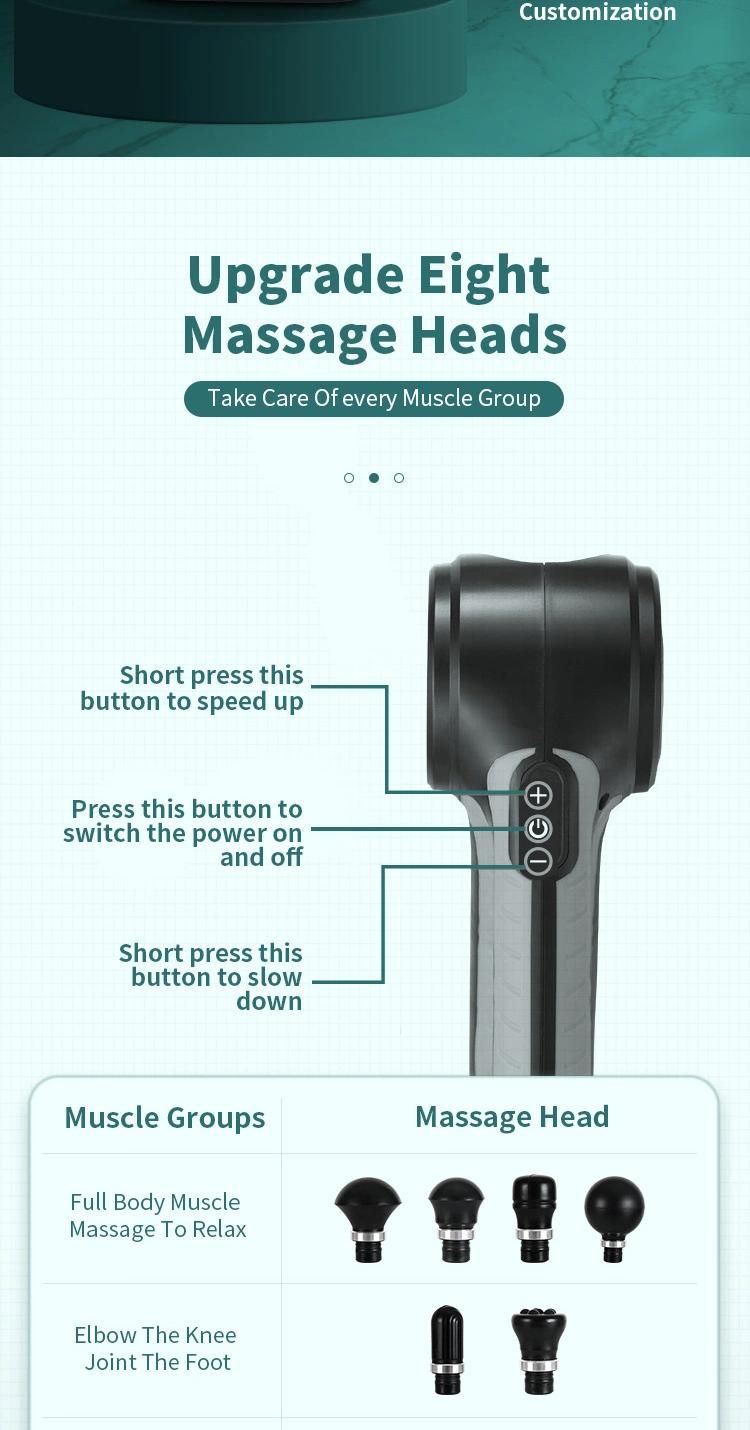 Percussion Massage Gun Deep Tissue Handheld Body Massager Gun