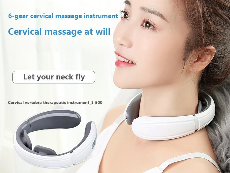 Instrument Mini Wireless Dropshipping Electric Cervical Cordless Pillow Neck and Back Massager