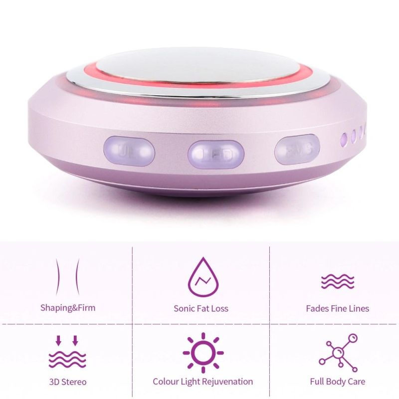 3D Ultrasonic Slimming Machine Body&Face Slimming Instrucment Skin Care Tool Muscle Stimulator Electrodes Massager for Body