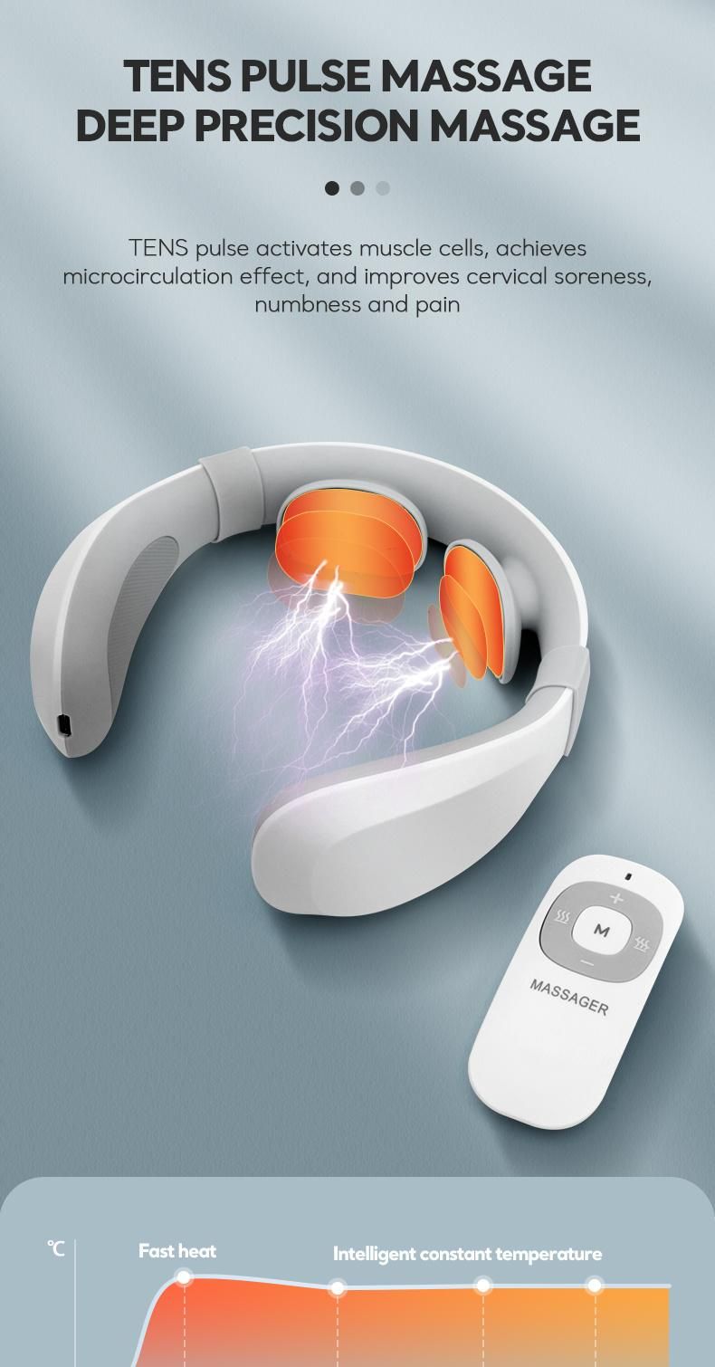 Intelligent Wireless Portable 4D Neck Massager