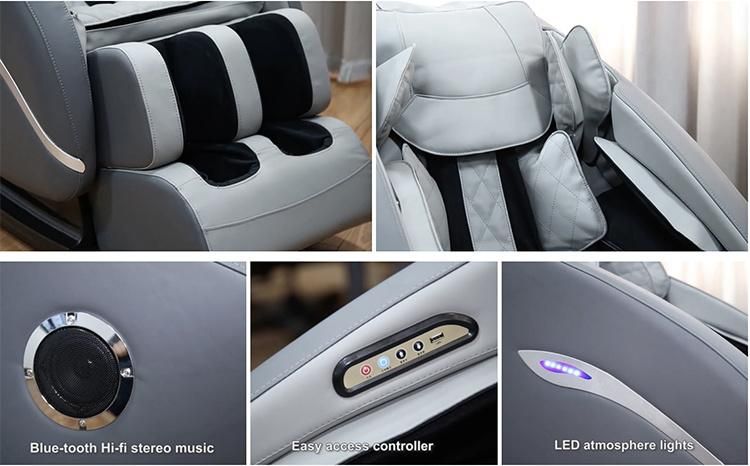 China OEM Wholesale Electric Luxury L Track Full Body Back Shiatsu 3D Zero Gravity Recliner Chair Massage