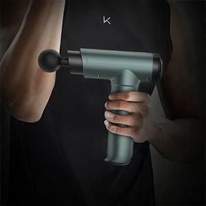 Muscle Massage Gun, Percussion Massage for Athletes Deep Tissue Massager Electric Handheld Muscle Gun with 6 Adjustable Speed and 8 Heads