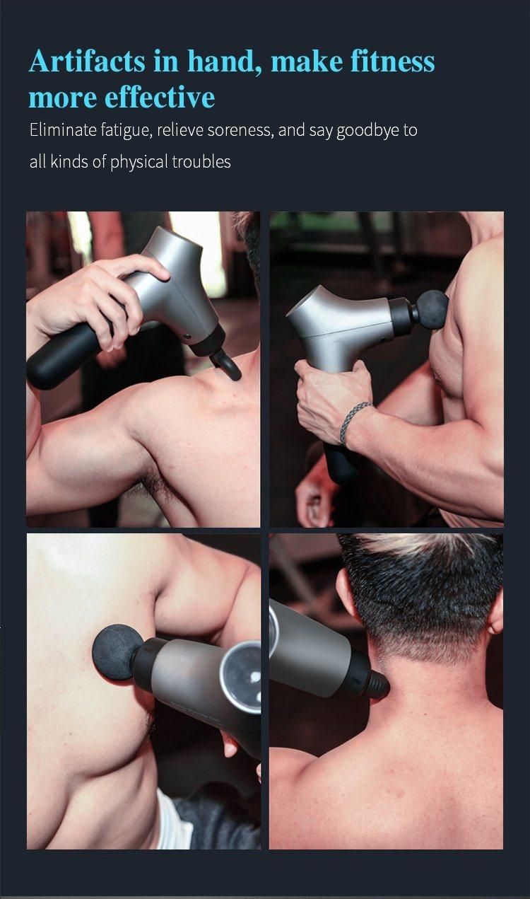Multifunction USB Rechargeable Body Deep Muscle Stimulator Percussion Massage Gun