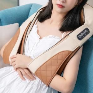 OEM/ODM Cinturon De Masaje Heated Factory 3 Keys Kneading Electric Neck Shoulder Massage Belt for Car Seat and Home Use
