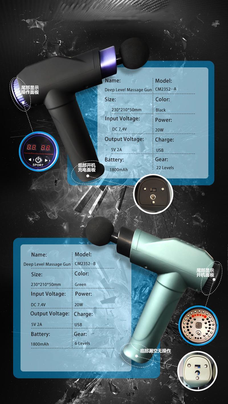 Cm2352 Handheld Fascia Massage Gun