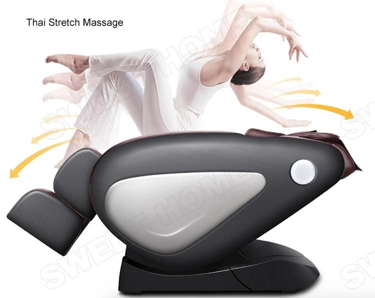 Electric Luxury Full Body Airbag Space Capsule 3D Zero Gravity  Shiatsu Massage Chair