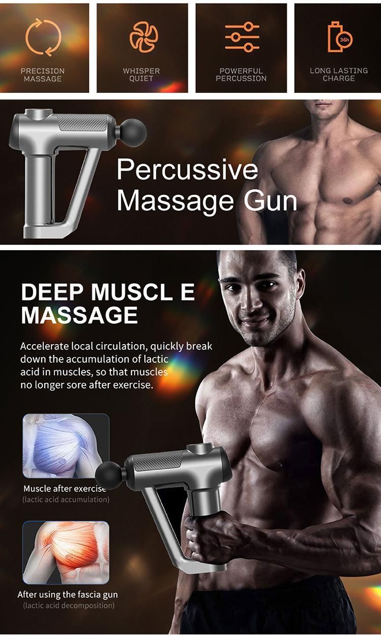 Booster Impulse Percussion Deep Tissue Vibration Body Muscle Massage Gun
