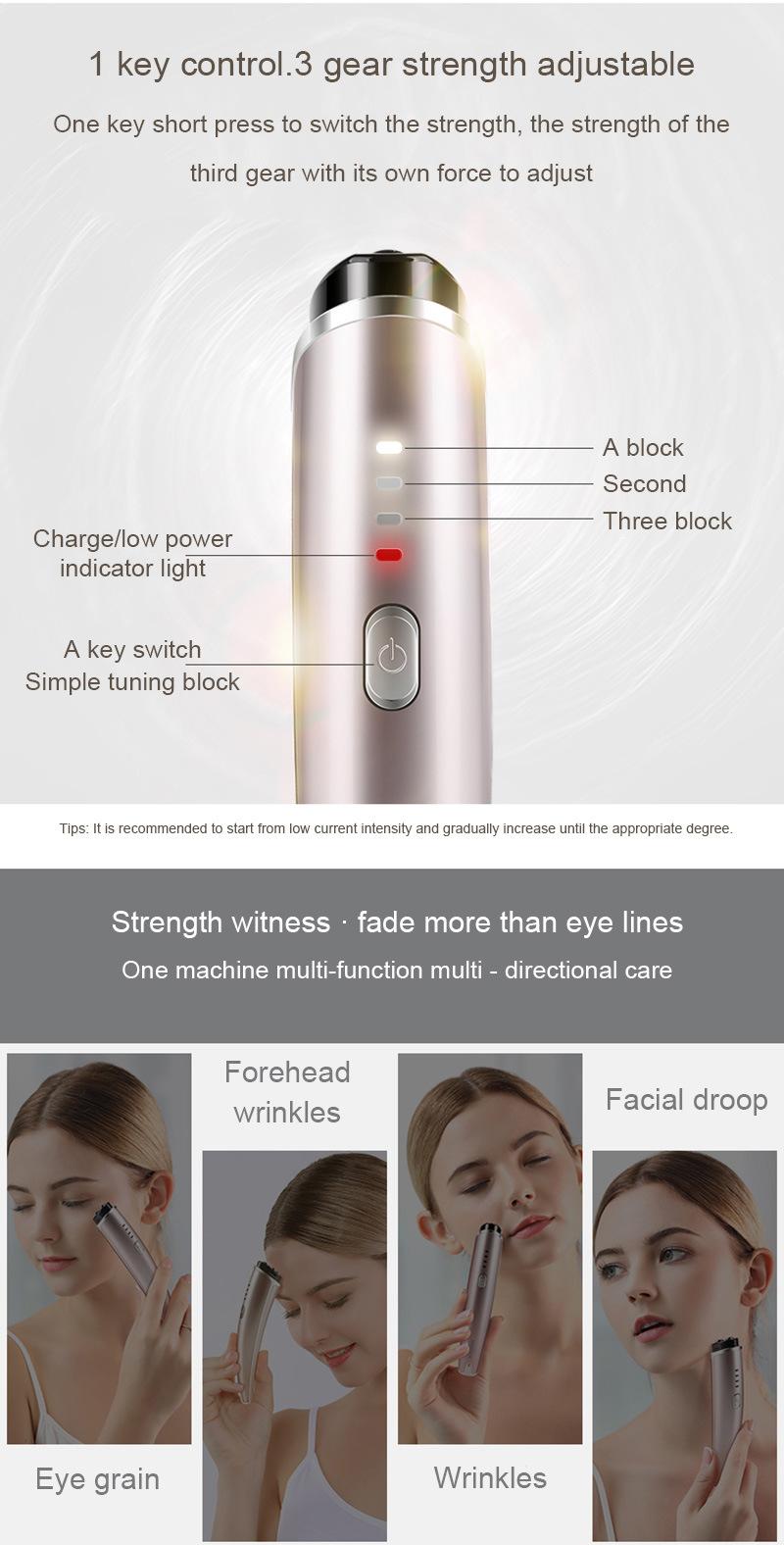 Best Skin Care to Remove Warts and Freckles Multi-Function EMS Home Used Facial Instrument