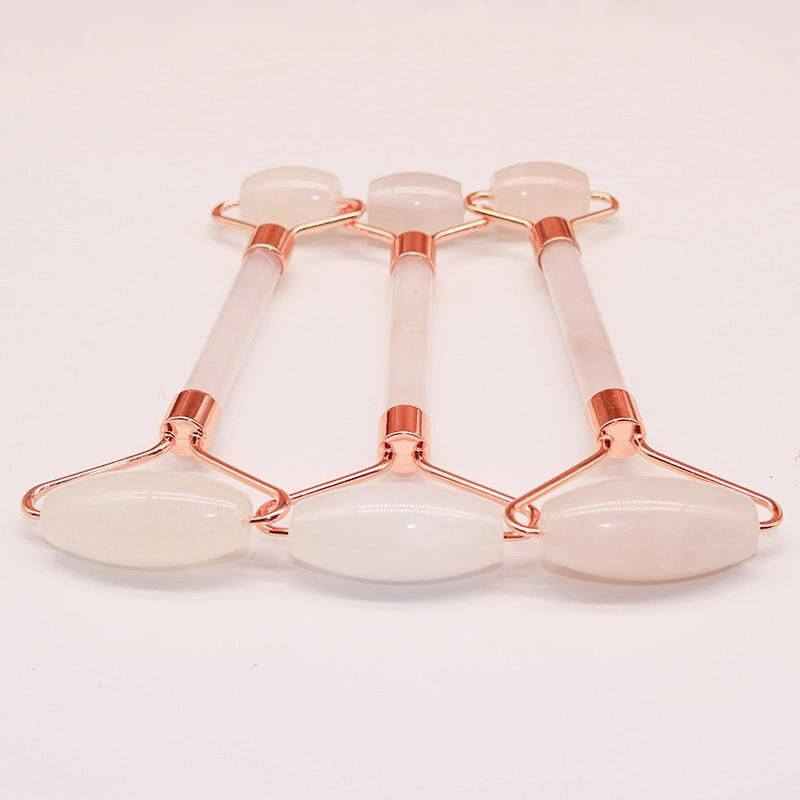 Rose Quartz Facial Massage Roller