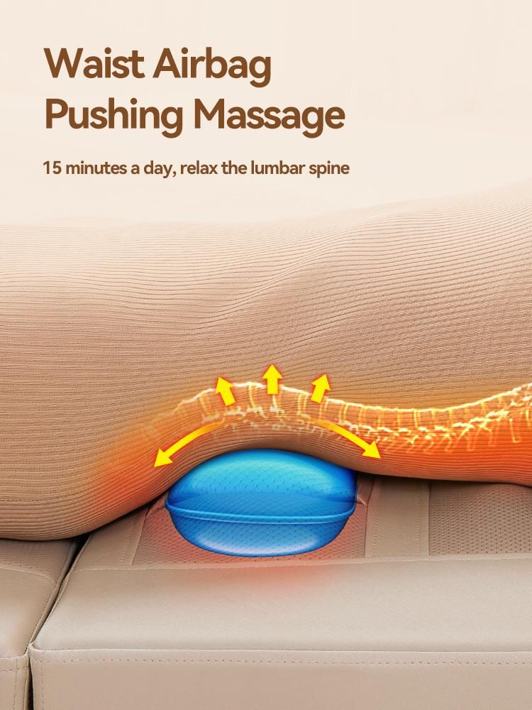 Multifunction Heating Massager Cushion Rolling Massage Cushion Airbag Massage Mattress