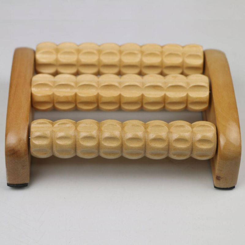 3 Rolling Wooden Foot and Body Rolling Massage