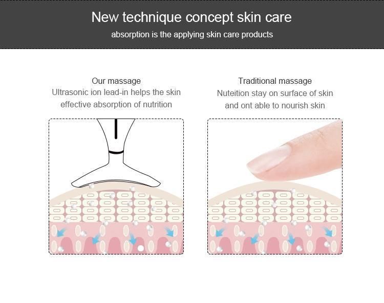 New and Hot Equipment Microcurrent Face Lift Machine Face Massager Vibrator Beauty Tool