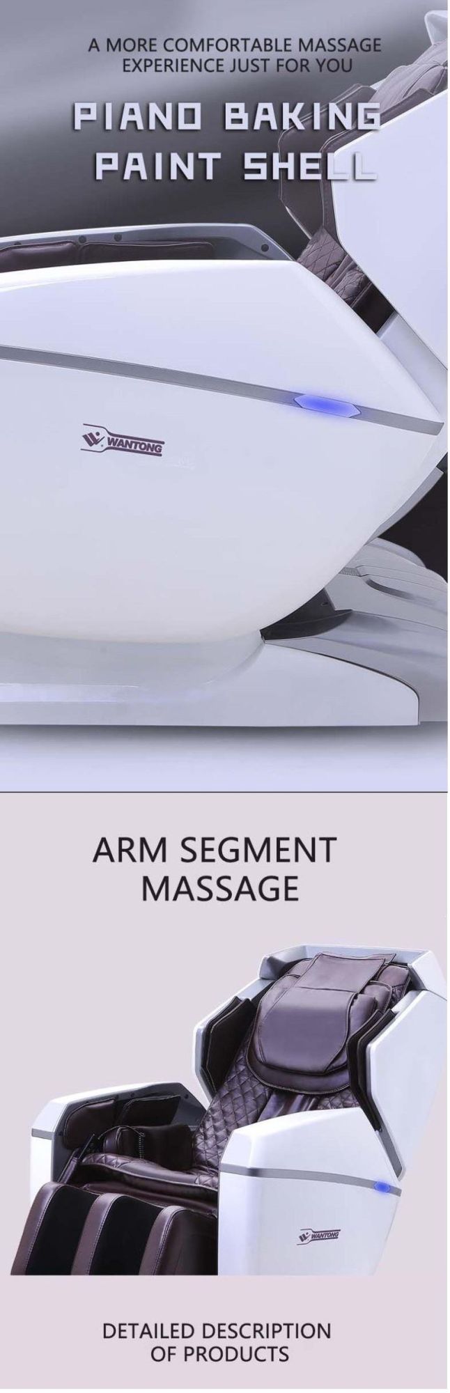 2021 New Style U Shape Pillow Heating Back Full Body Massage Chair