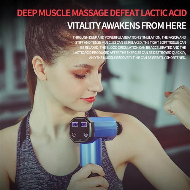 Popular Muscle Relax Percussion Massage Gun Fascia Gun Massager Gun for Muscle