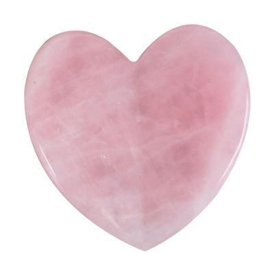 Pink Rose Quartz Gua Sha Board Facial Massage Tool
