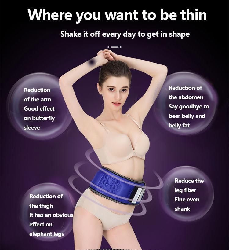 Hot Sale Waist Adjustable Shaper Belly Belt Slimming Massage Belts