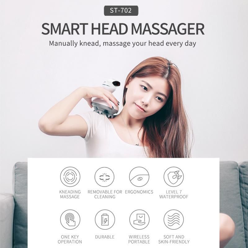 Portable Hand Held Hair Growth Scalp Head Massager