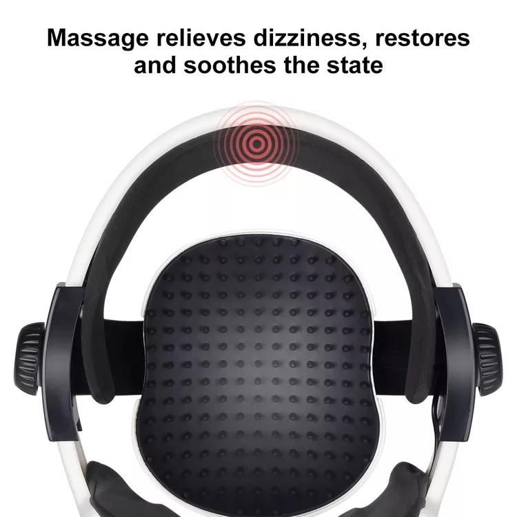 Professional Adjustable Digital Vibrating Head Massage Helmet Head Massager Machine