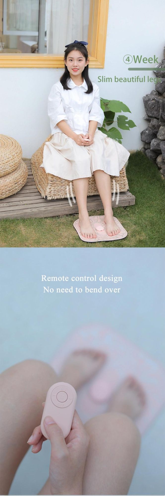 Deluxe Remote Control Foot Leg Massager Roller