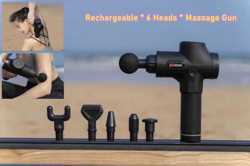 Muscle Deep Tissue Percussion Massager Display Electric Vibration Massage Gun